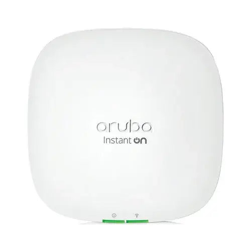 Punto de acceso WiFi6 Aruba AP22, dispositivo compacto para alta densidad en pequeñas empresas.