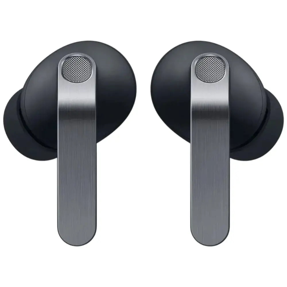 Audífonos Samsung Buds 4 Pro en diseño elegante con acabado metálico y ajuste ergonómico para uso diario.