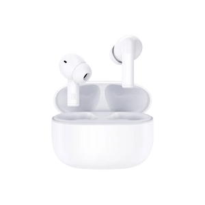 audífonos Honor Choice X7 Lite en color blanco con estuche de carga.