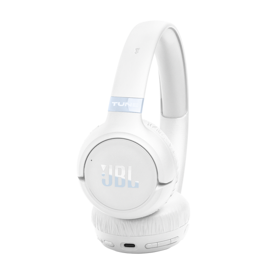 AUDÍFONOS JBL TUNE 680NC ON-EAR BLUETOOTH 6.0 ANC ADAPTATIVO PURE BASS BLANCO JBLT680NCWHTAM