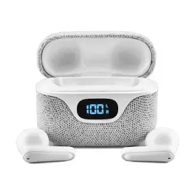 AUDÍFONOS UNNO TEKNO LUXPRO FABRIC GRIS/BLANCO