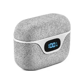 AUDÍFONOS UNNO TEKNO LUXPRO FABRIC GRIS/BLANCO