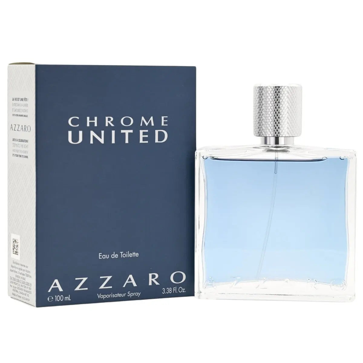 AZZARO CHROME UNITED H EDT 200 ML fragrance bottle and packaging