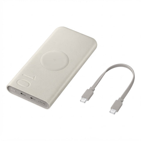 Battery Pack 10000 Mah Wireless Beige