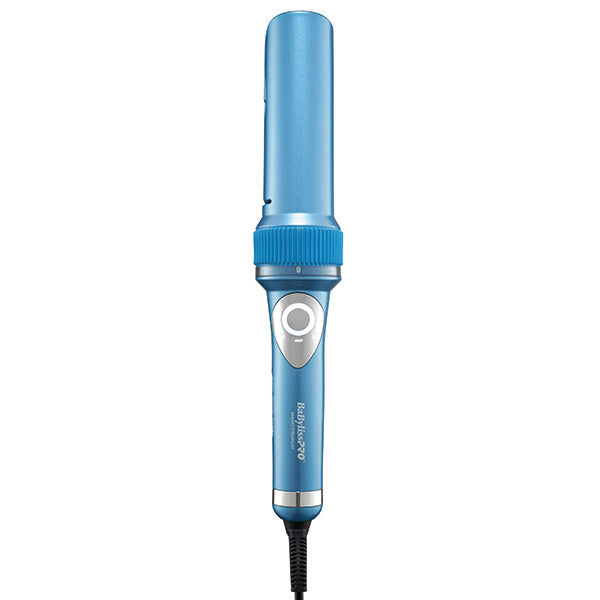 RIZADORA MIRACURL PRO XL BABYLISS PRO azul Nano Titanium 1" rizador automático avanzado con 5 niveles de calor y control anti-frizz