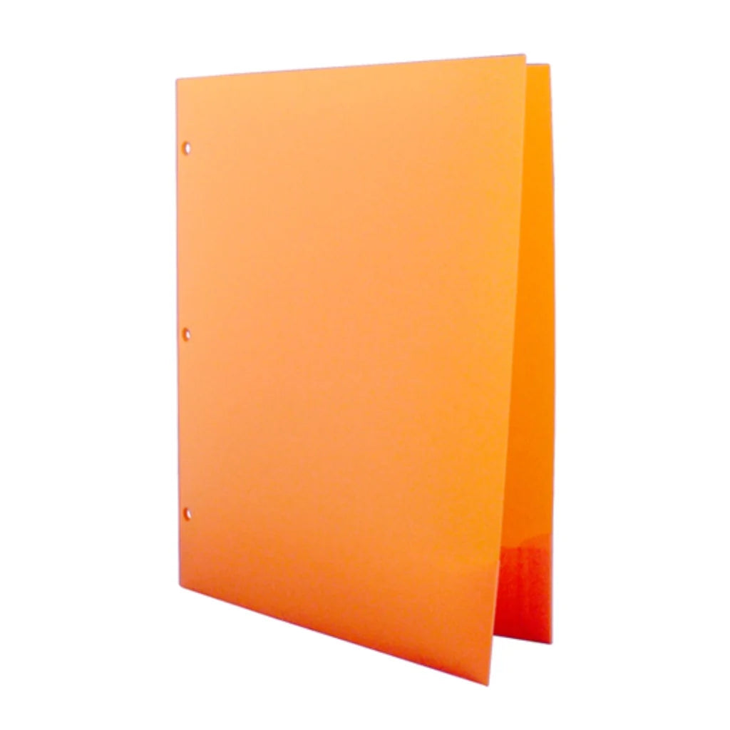 Folder Barrilito de Cartulina Naranja CNC2 Paquete 12 Unidades