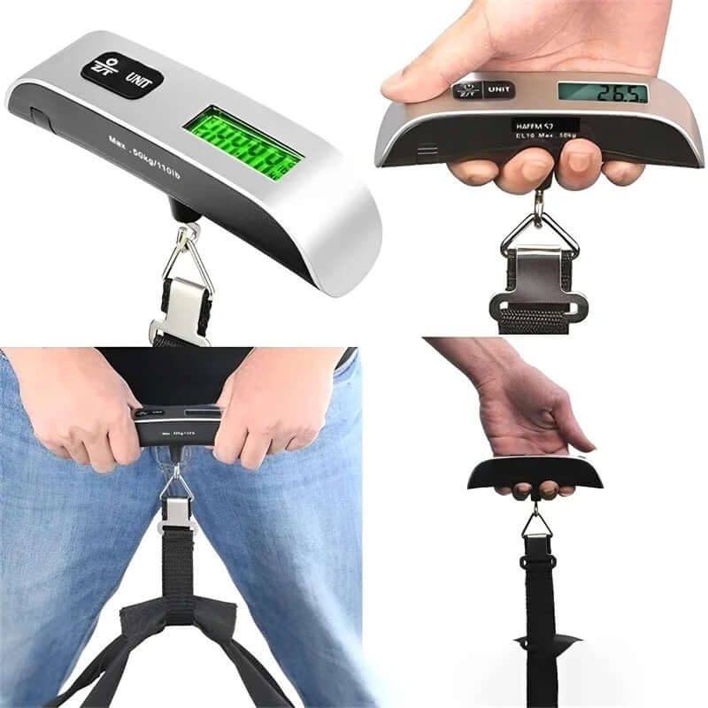 Báscula Digital portátil para equipaje, balanza electrónica de bolsillo con pantalla LCD Gatgets Y Otros Productos Costa Rica