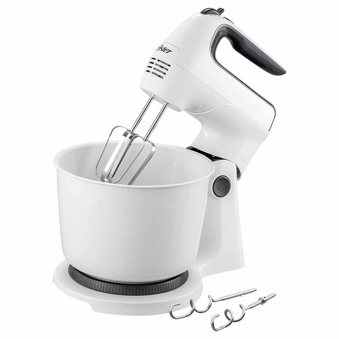 Batidora De Mano Oster - Motor 250W, 6 Velocidades + Turbo, Movimiento Giratorio Exclusivo, Tazón Plástico 3.7L, Ganchos Amasadores Incluidos Productos De Cocina > Batidoras Costa Rica