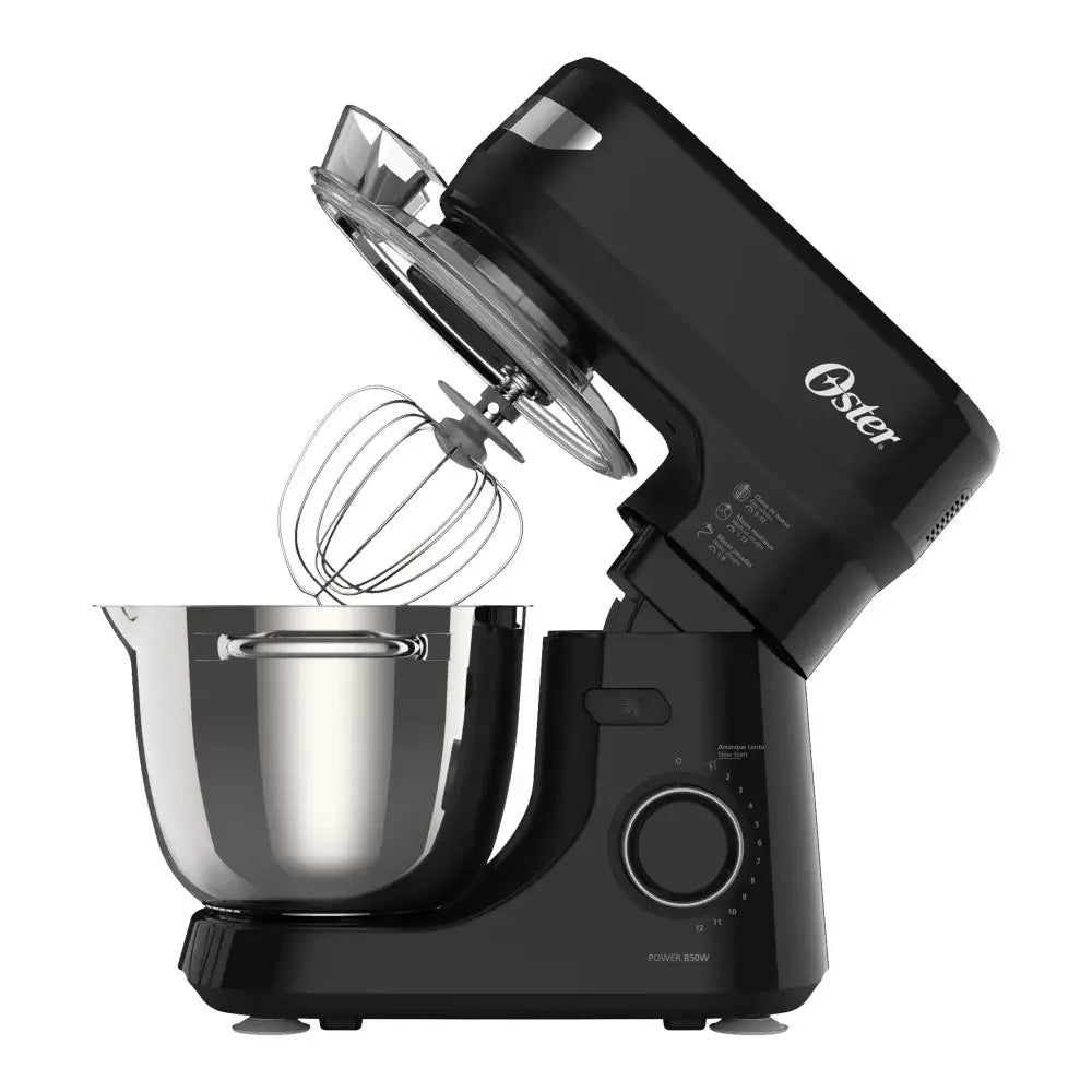 Batidora Batidora Planetaria, 12 velocidades, Tazón de Acero Inoxidable, Capacidad de 4 lt, Incluye 4 Accesorios, 850 W, Negro, FPSTSMPL2B Costa Rica