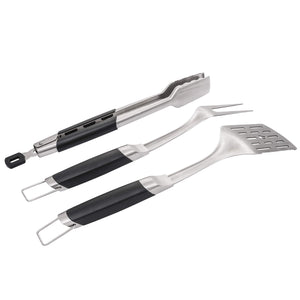 BBQ Toolkit Charbroil Medallion 3 Piezas (Espatula, Pinzas y Tenedor BBQ)