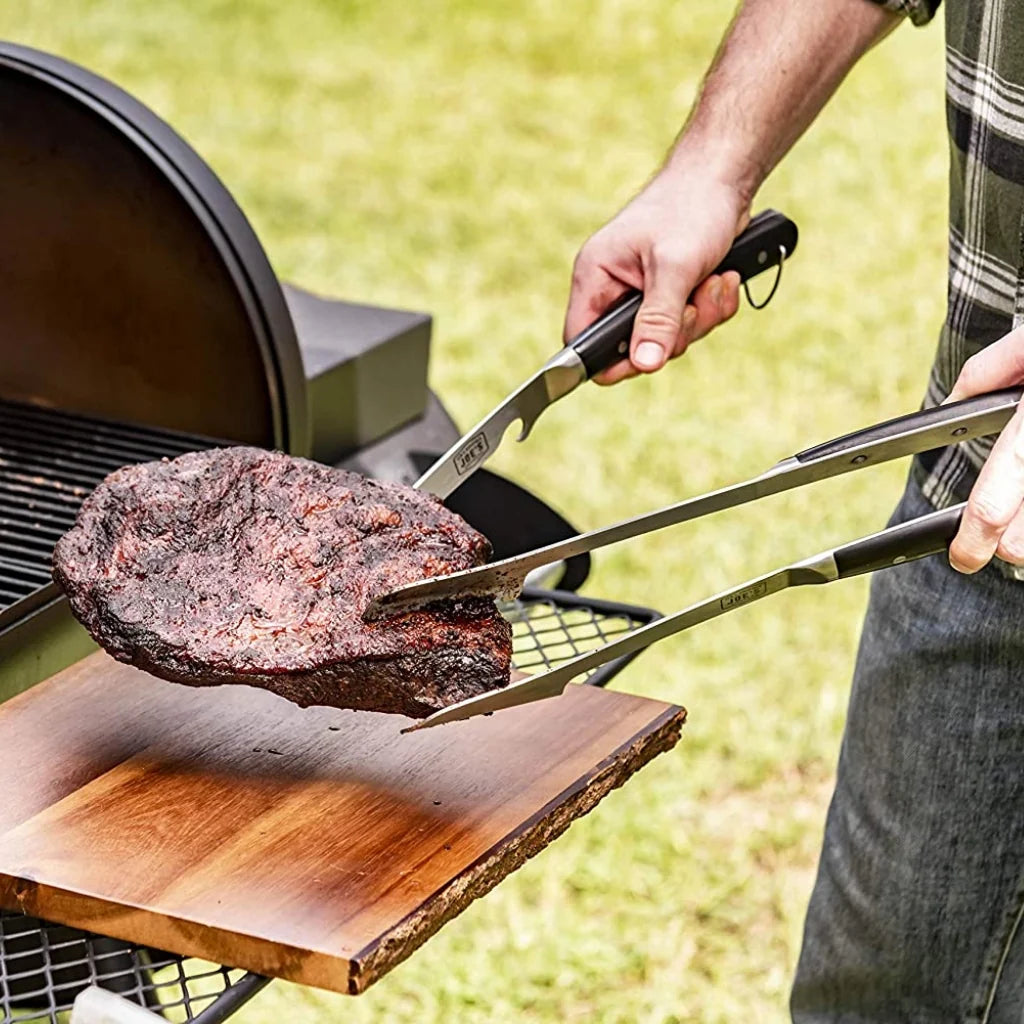 BBQ Toolkit Oklahoma Joe´s Blacksmith 2 Piezas (Espatula y Pinzas)