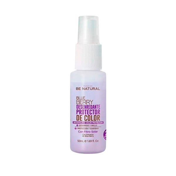 Blue Berry Desenrendante Prot Color detangling color protector spray bottle on white background