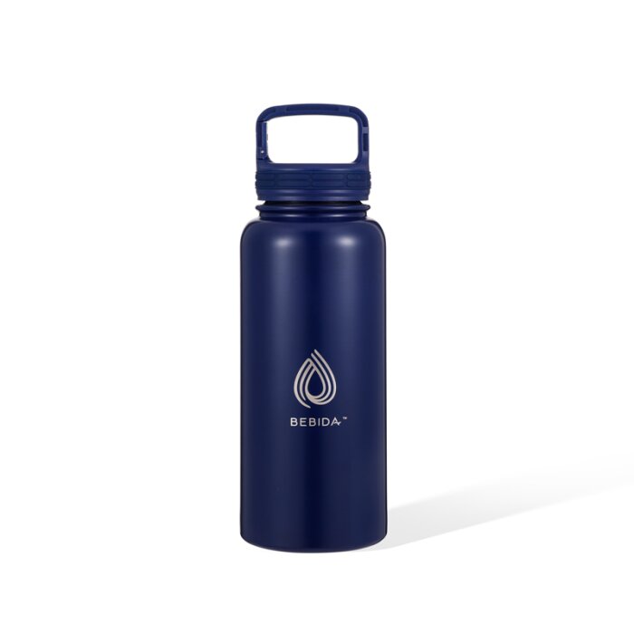 Bebida Botella Crack Lacquer Acero Inox 33 Oz | 975 Ml Navy Beb-02130 Vasos Térmicos Costa Rica