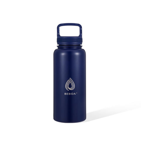 Bebida Botella Crack Lacquer Acero Inox 33 Oz | 975 Ml Navy Beb-02130 Vasos Térmicos Costa Rica