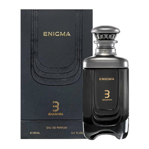 BHARARA ENIGMA EDP 100ML bottle with packaging