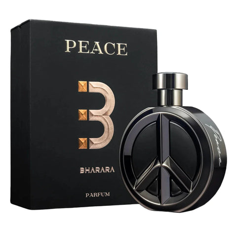 BHARARA PEACE PARFUM 100ML bottle with black and gold design