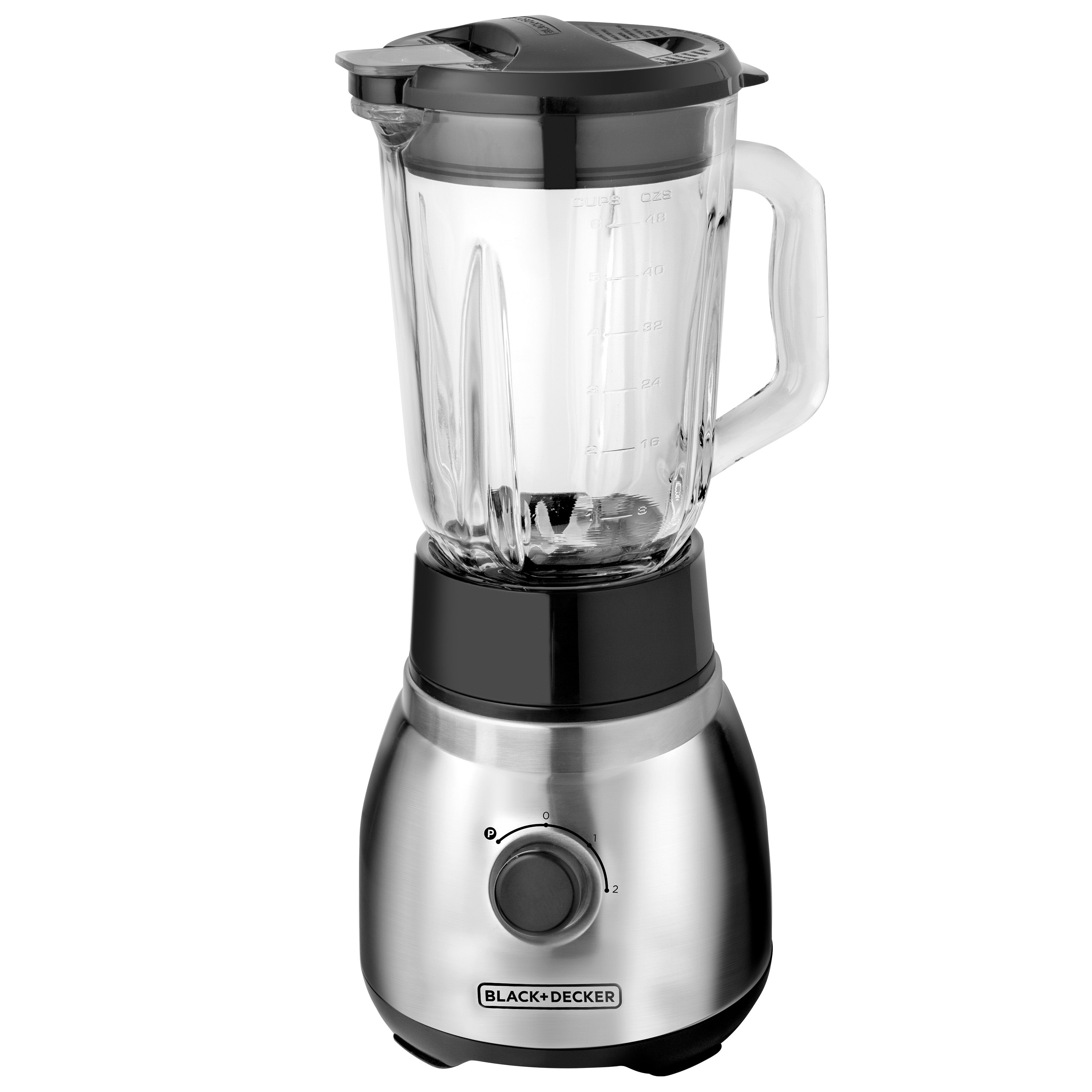 Licuadora Quadpro Fusion Blade 1.5 L Acero Inox 2 Velocidades Vidrio 750 W Black & Decker Bl1650S Productos De Cocina > Licuadoras Costa Rica
