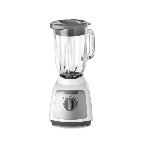 Black + Decker Licuadora 2 Veloc Jarra Vidrio 550W Blanca Blbd202Gw Licuadoras Costa Rica