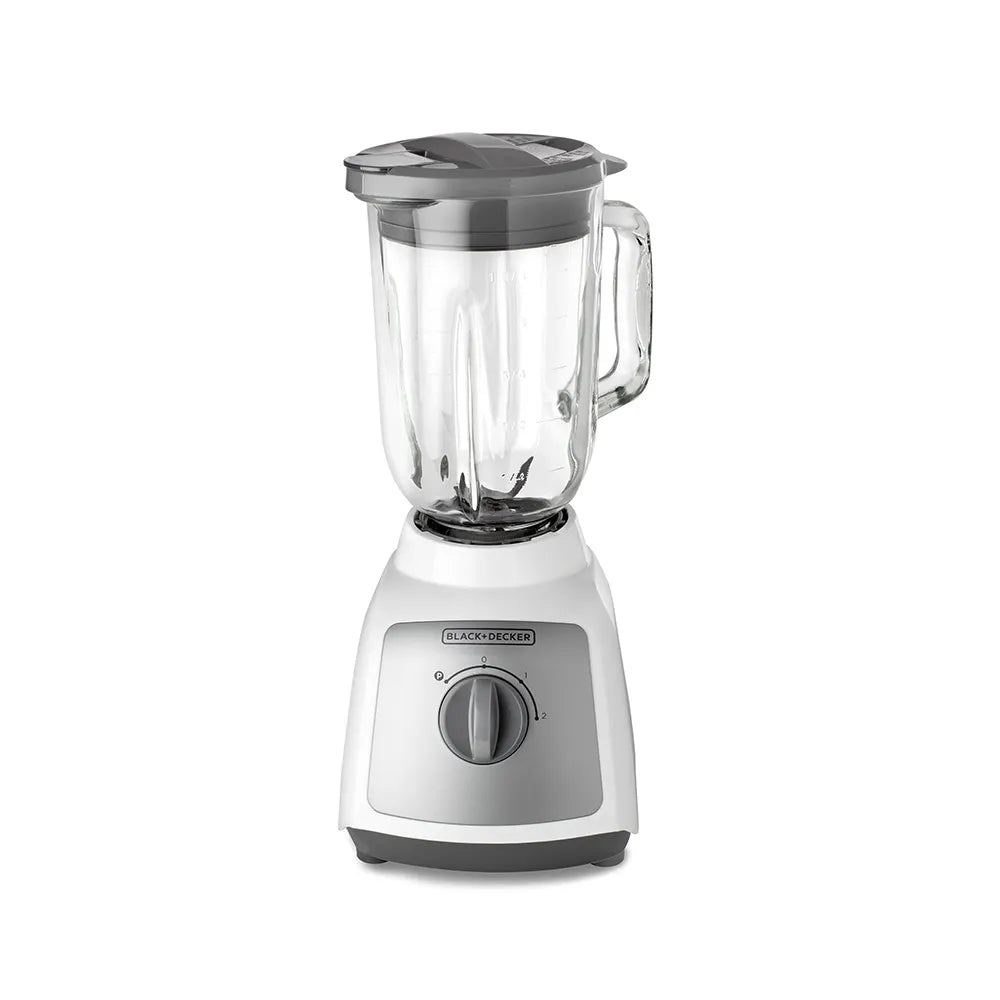 Black + Decker Licuadora 2 Veloc Jarra Vidrio 550W Blanca Blbd202Gw Licuadoras Costa Rica