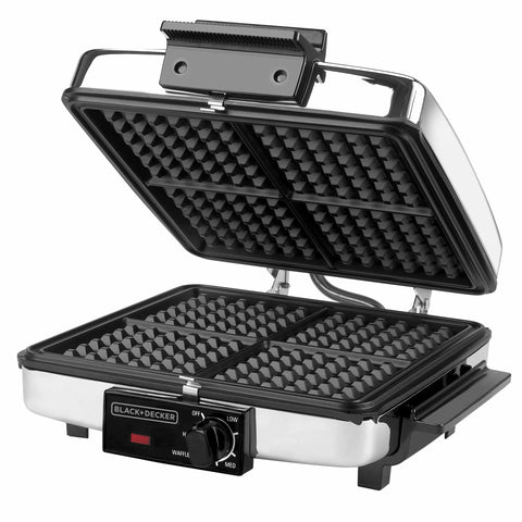 Waflera Y Plancha Acero Inox 2 Parrillas Antiad Black & Decker G49Td Waflera Y Tortillas Costa Rica
