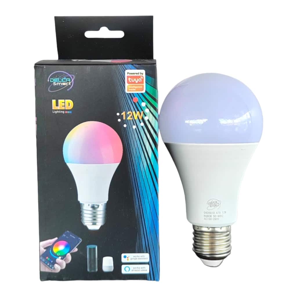 Bombillo Led A65 Led Wifi+Bluethooth 12W Rgbcw 85- 265V Bombillos Inteligentes Costa Rica