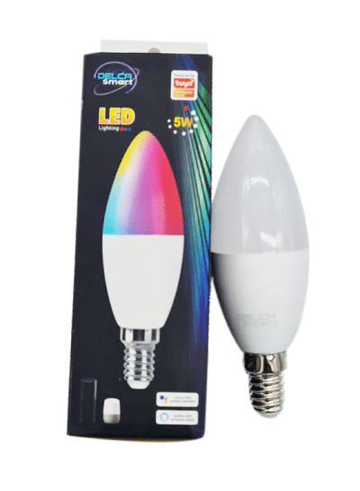 Bombillo Torpedo Led 5W Wifi Bluethooth Rgbcw 85-265V Bombillos Inteligentes Costa Rica
