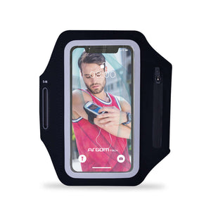 Brazalete deportivo con pantalla táctil, soporte para teléfono celular de brazo ArgomTech.