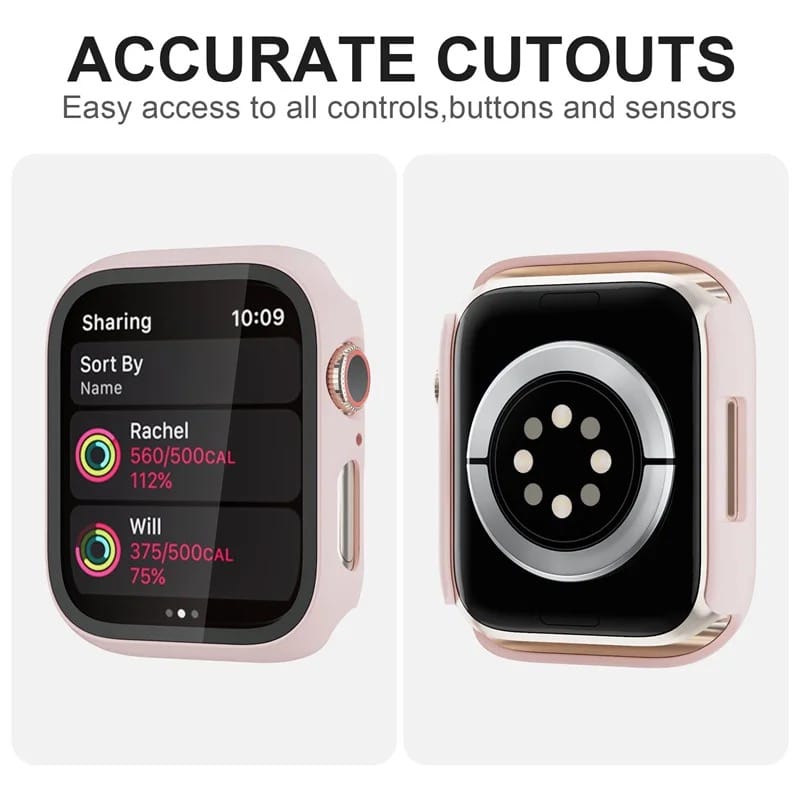 Bumper Protector Para Apple Watch Serie Color Rosado Liquidacion Fajas Para Relojes Costa Rica