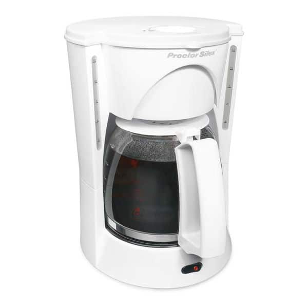 Coffee Maker 12 Tz Blanco Con Filtro Y Antigoteo Proctor Silex 48521Ry-Mx Coffe Maker Costa Rica