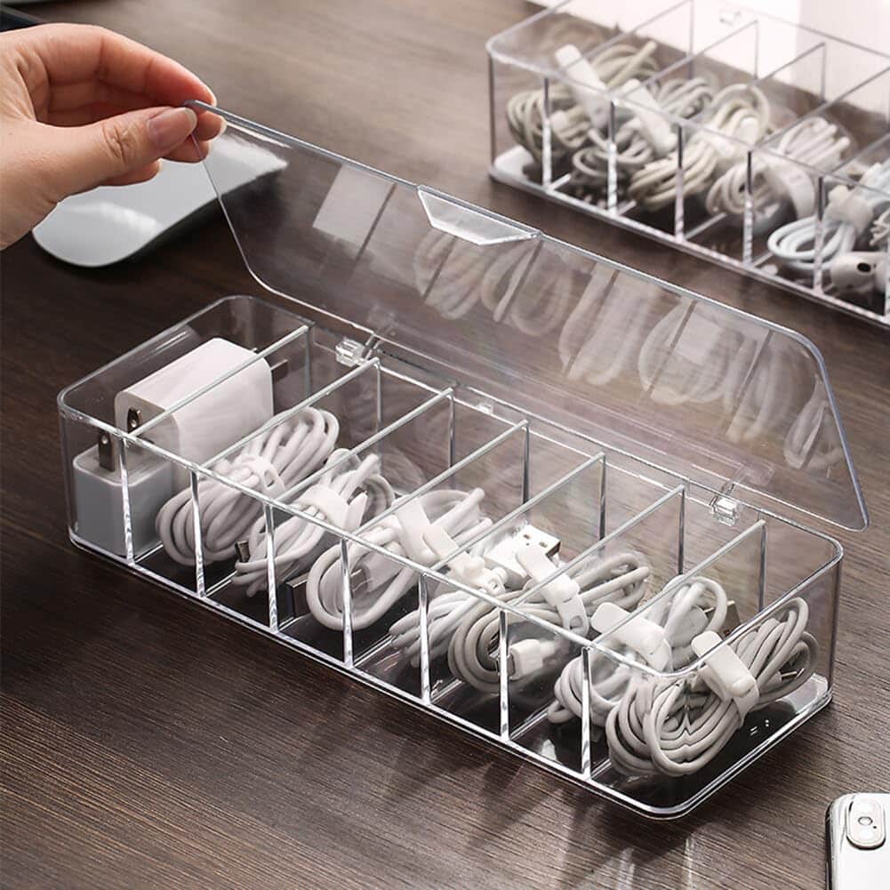 Caja Plástica Orgamizadora De Cables Gatgets Y Otros Productos Costa Rica