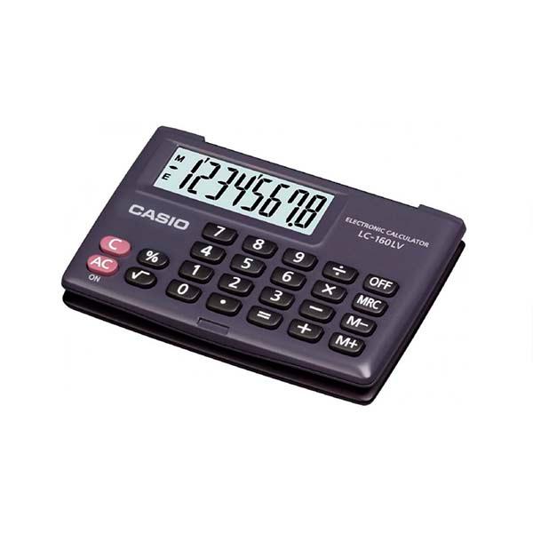 Calculadora Casio de Bolsillo 8 Dígitos Negra LC-160LV-BK