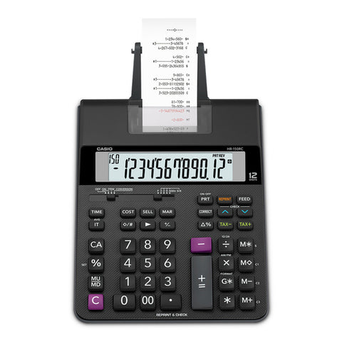 Calculadora Casio con Impresora 12 Dígitos HR-150RC