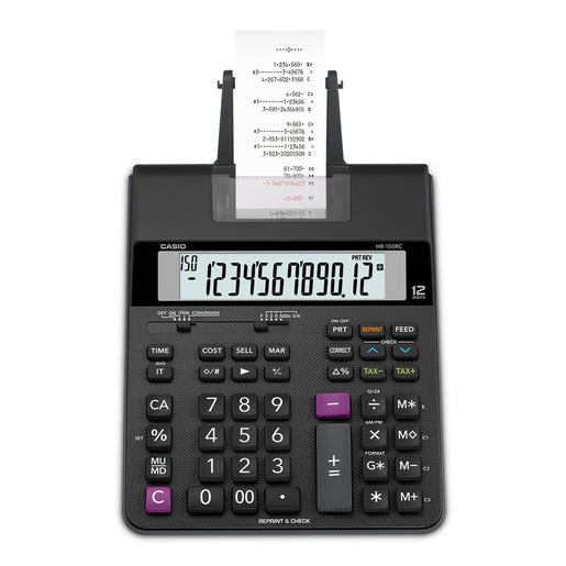 Calculadora Casio con Impresora 12 Dígitos HR-150RC