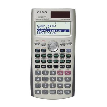 Calculadora Financiera Casio FC-200V