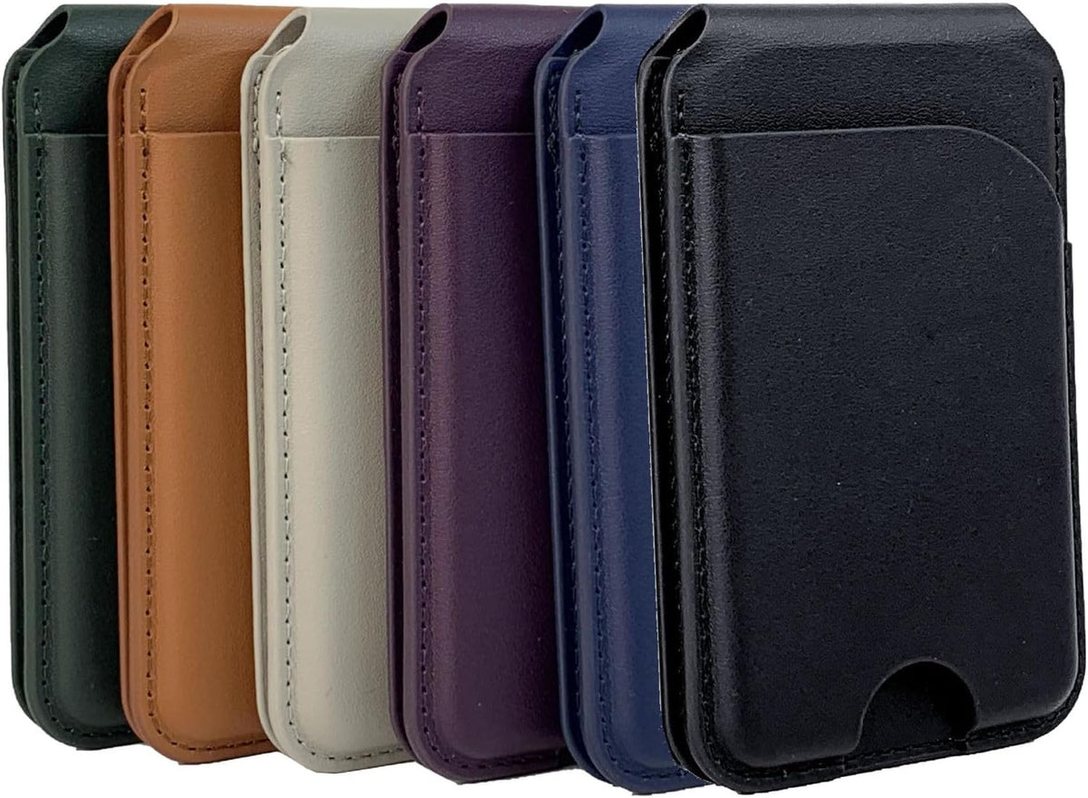 Cartera magnética con tarjetero- Wallet billetera para Magsafe de Apple iPhone 16/15/14/13/12 Series con soporte ajustable para teléfono Costa Rica