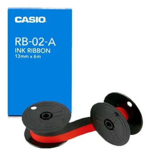 Cinta Bicolor Original Casio para Calculadoras con Impresora RB-02