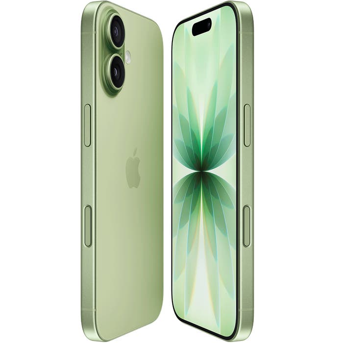 CELULAR IPHONE 17 VERDE (256GB) con diseño verde y pantalla Super Retina XDR.