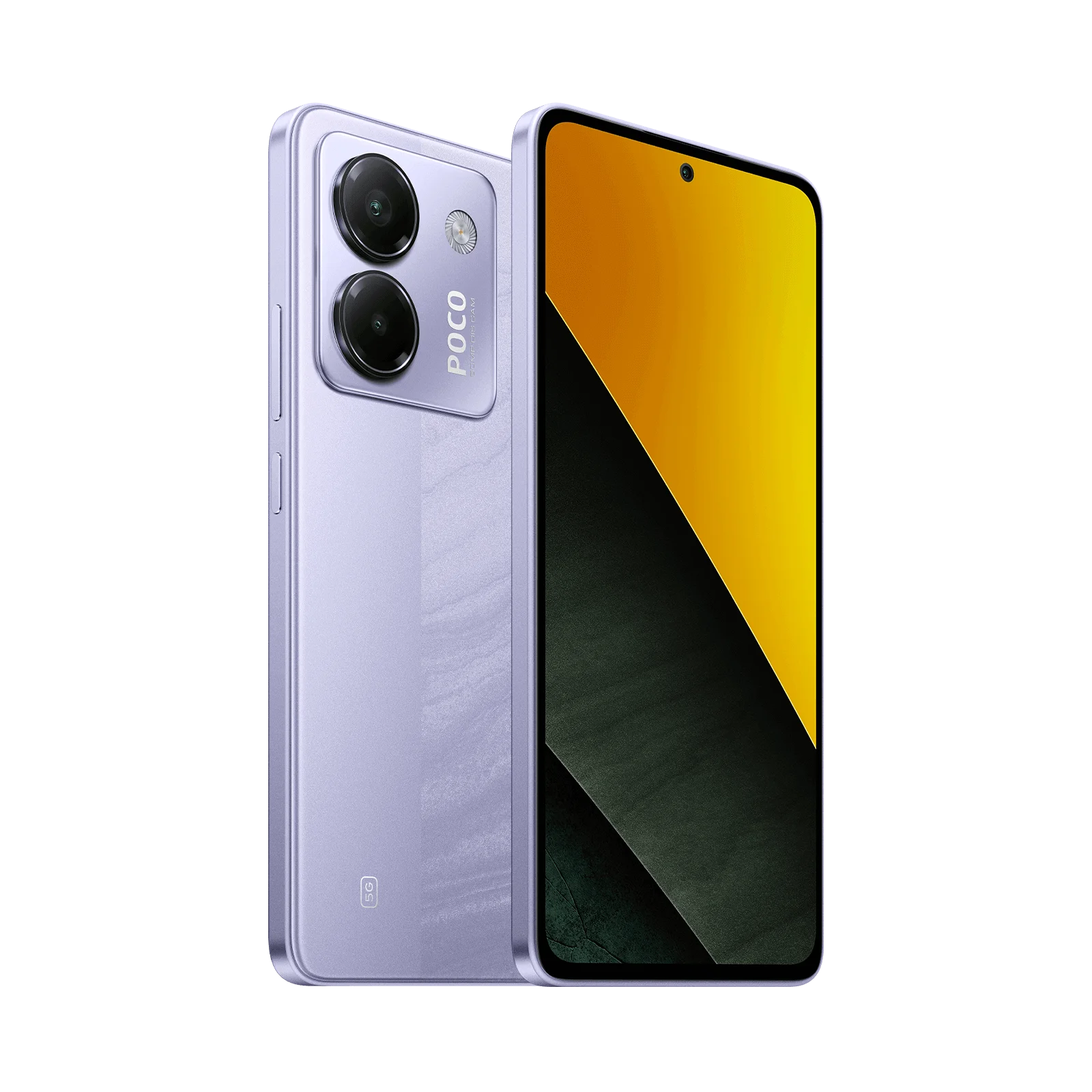 Alt Tag: CELULAR  XIAOMI POCO  M7 PRO / 256GB  8GB  5G smartphone purple, dual rear cameras, front punch‑hole display, slim 7.99mm design