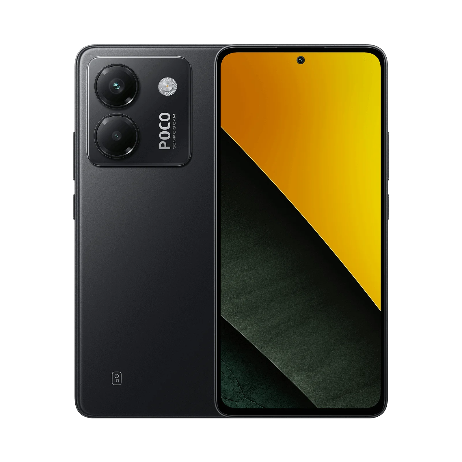 Alt Tag: CELULAR  XIAOMI POCO  M7 PRO / 256GB  8GB  5G smartphone frontal y trasera negro, cámaras duales, pantalla agujero central