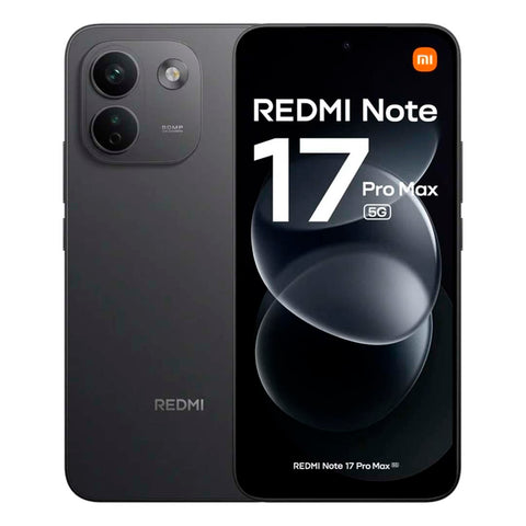 CELULAR XIAOMI REDMI NOTE 17 PRO MAX 5G 8GB 512GB NEGRO