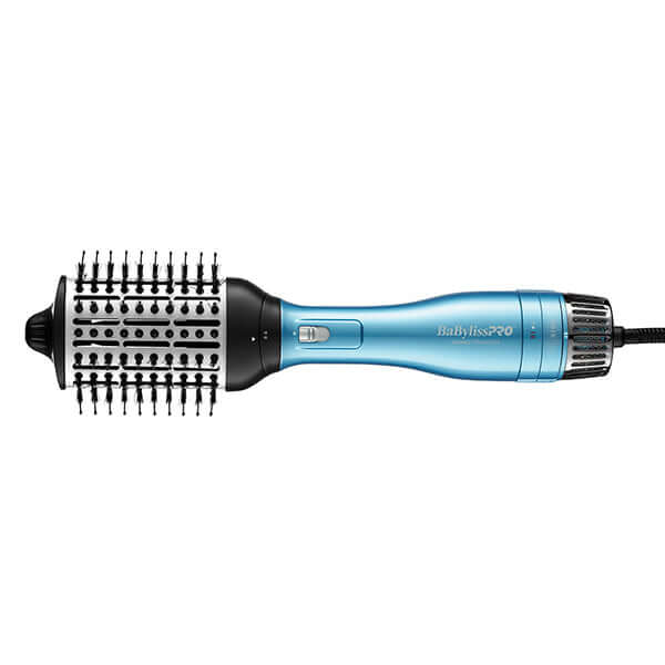 Cepillo aire caliente 2 en 1 de Babyliss, ideal para estilizar y secar el cabello al mismo tiempo.