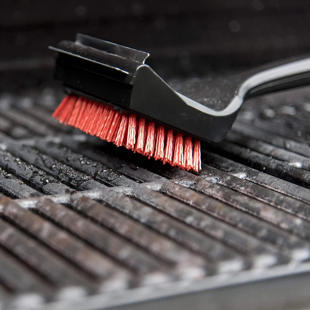 Cepillo Limpieza Charbroil Safer 360 Cerdas Nylon Rojo