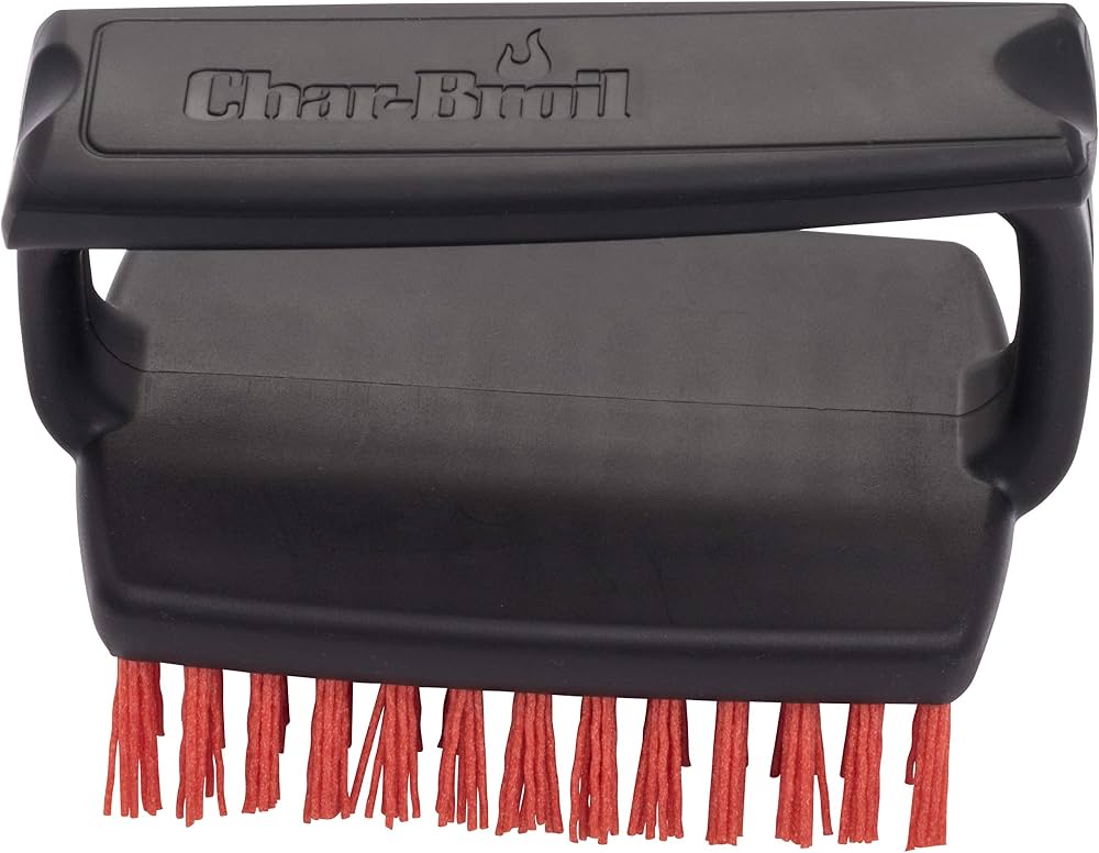 Cepillo Limpieza Charbrol Safer de Mano Cerdas Nylon Rojo