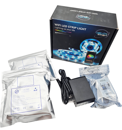 Cinta Led Wifi Rgb Ip20 85-245V 2X5Mts 5 Watts Bombillos Inteligentes Costa Rica