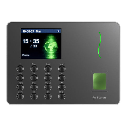 Reloj Checador De Huella Digital Wi-Fi Steren