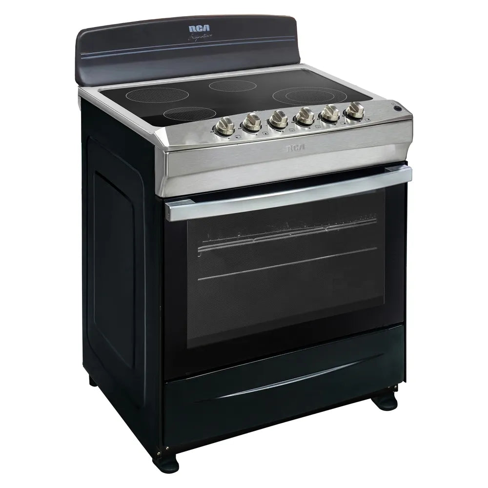 Cocina Eléctrica RCA 30 Pulgadas Vitrocerámica 4 Quemadores RCCR7604EVC