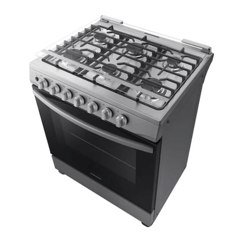 Cocina Samsung Gas 30″ 6 Quemadores, NX52D3000MV/AX Costa Rica
