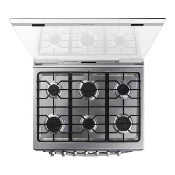 Cocina Samsung Gas 30″ 6 Quemadores, NX52D3000MV/AX Costa Rica