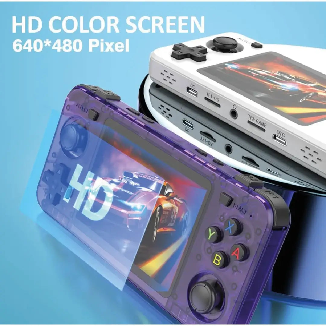 Consola de juegos portátil de mano retro R36H con pantalla IPS de 3.5 pulgadas, tarjeta 64G integrada Costa Rica