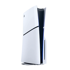 CONSOLA SONY PS5 SLIM DISCO SIN JUEGO 1TB con diseño compacto y unidad Blu-ray Ultra HD visible.